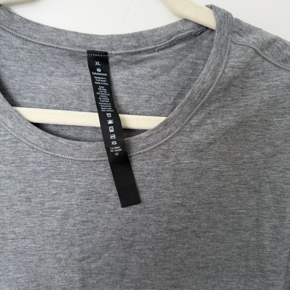 lululemon 5-Year Basic Tee – Heather Gray – Size … - image 3
